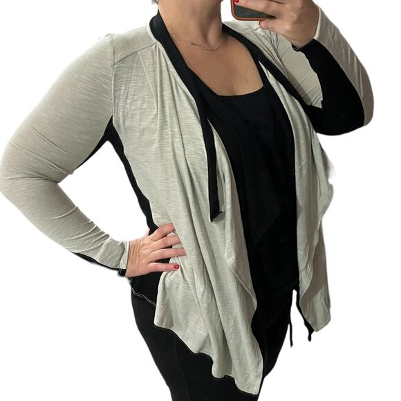 Laila Jayde SMALL Double Layered Waterfall Cardigan - Stitch Fix Jersey Knit - Picture 5 of 12